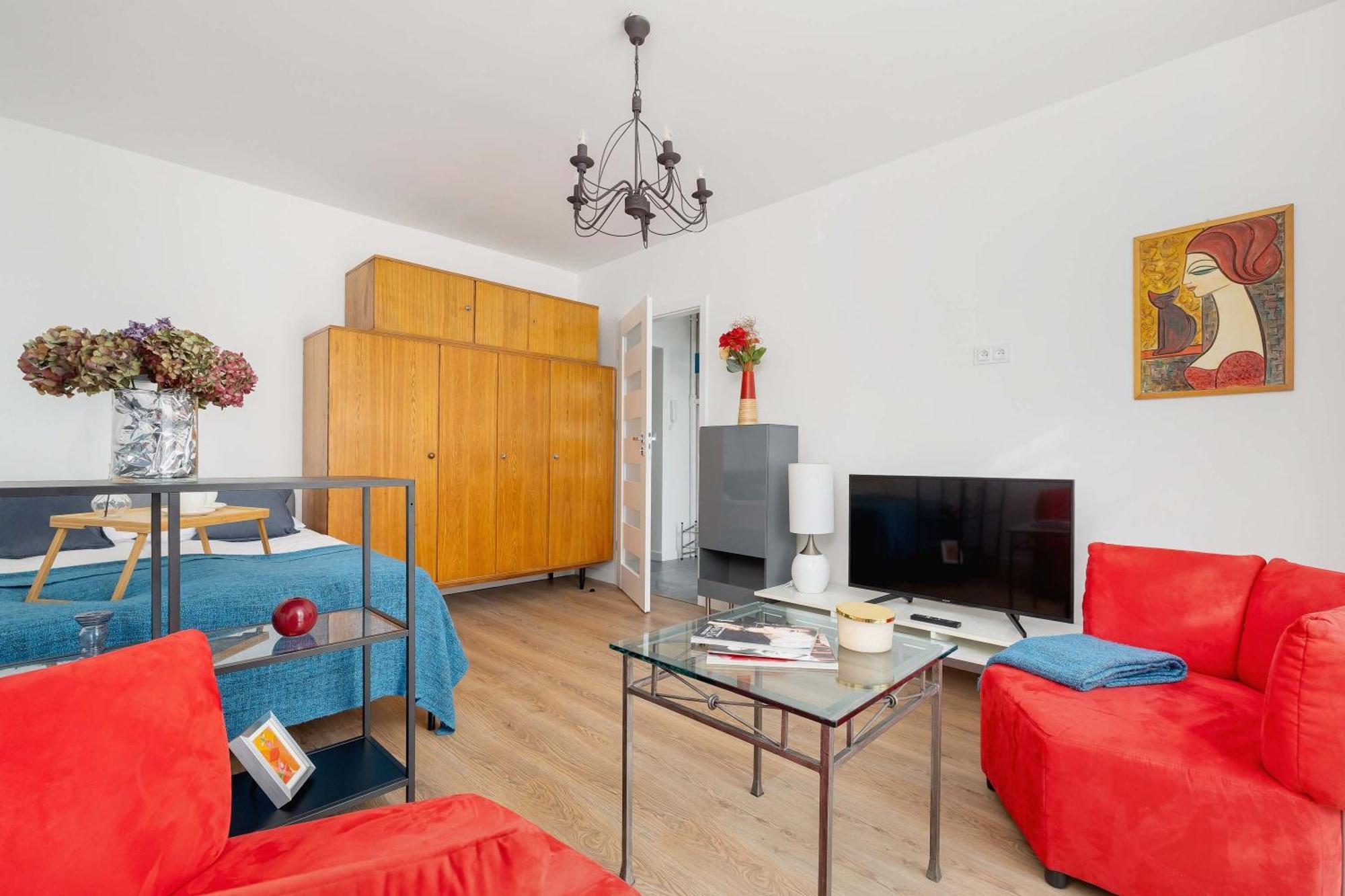 Colorful Studio Near The Spodek Arena In Katowice By Noclegi Renters Bagian luar foto