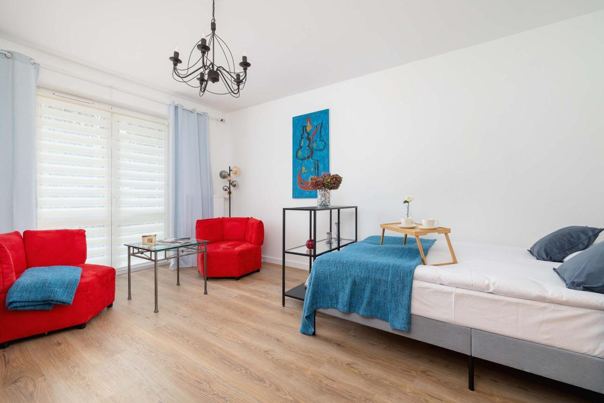 Colorful Studio Near The Spodek Arena In Katowice By Noclegi Renters Bagian luar foto